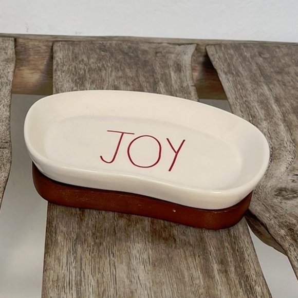 Rae Dunn Other - Rae Dunn “JOY” Ceramic Soap Dish